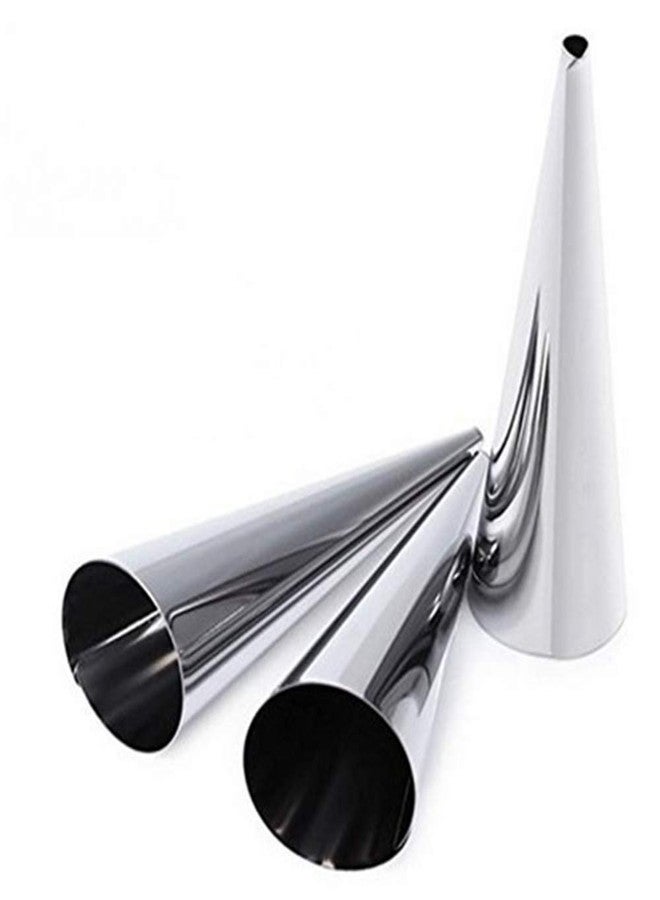 Fellibay Hofumix Baking Tools Cannoli Tubes Ice Cream Molds Cream Horn Stainless Steel Brioche Molds for Making Croissant 12pcs - Image 5